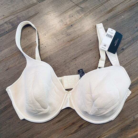NATORI Bra 40D 7233495 MEMORY ELEMENT Pearl Beige off white SEAMLESS NWT - Picture 1 of 3